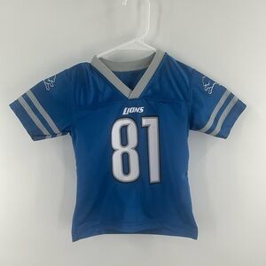 Detroit Lions Calvin Johnson 81 Jersey Toddler Size 3T NFL Football Shirt (C1)